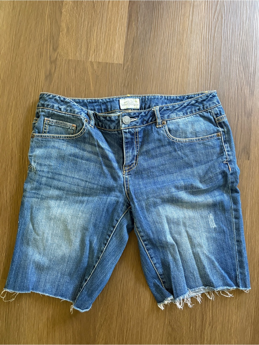Blue Denim Jean Shorts